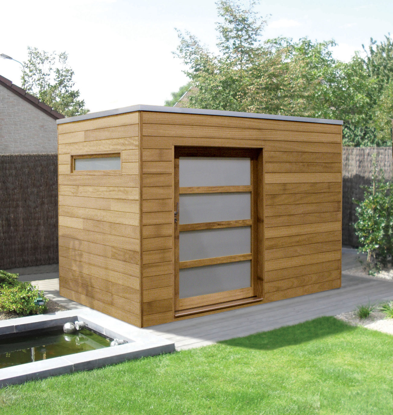 Modern Backyard Shed
 Quality Contemporary Sheds Hardwood or Softwood