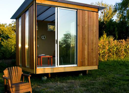 Modern Backyard Shed
 Relaxshacks Five cool tiny house cabin shed hut