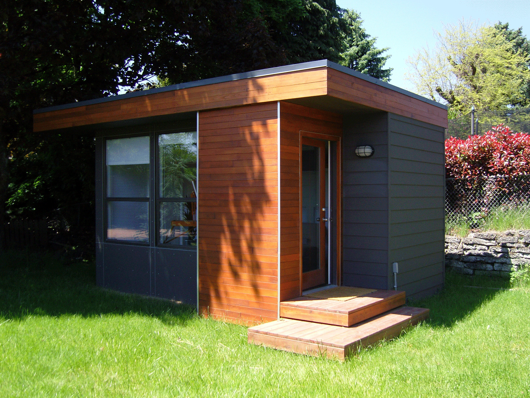 Modern Backyard Shed
 outdoor modern shed Zion Star