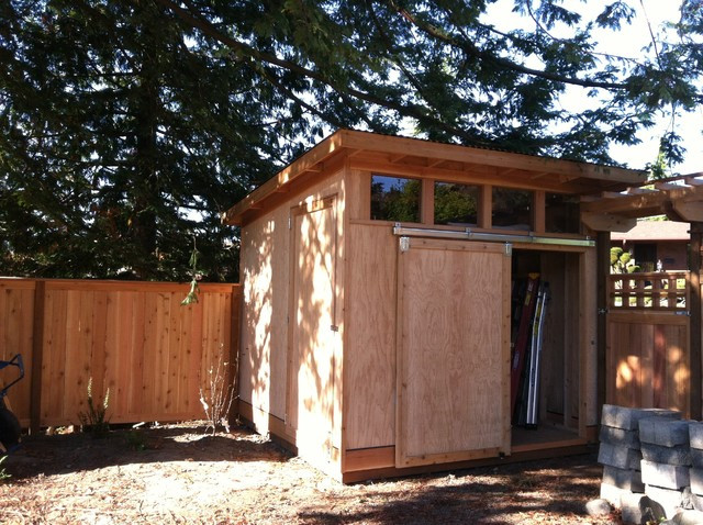 Modern Backyard Shed
 Backyard shed Modern Shed Seattle by Cedarcraft
