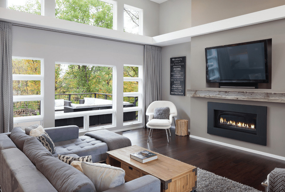 Modern Gray Living Room
 Gray Living Room Ideas