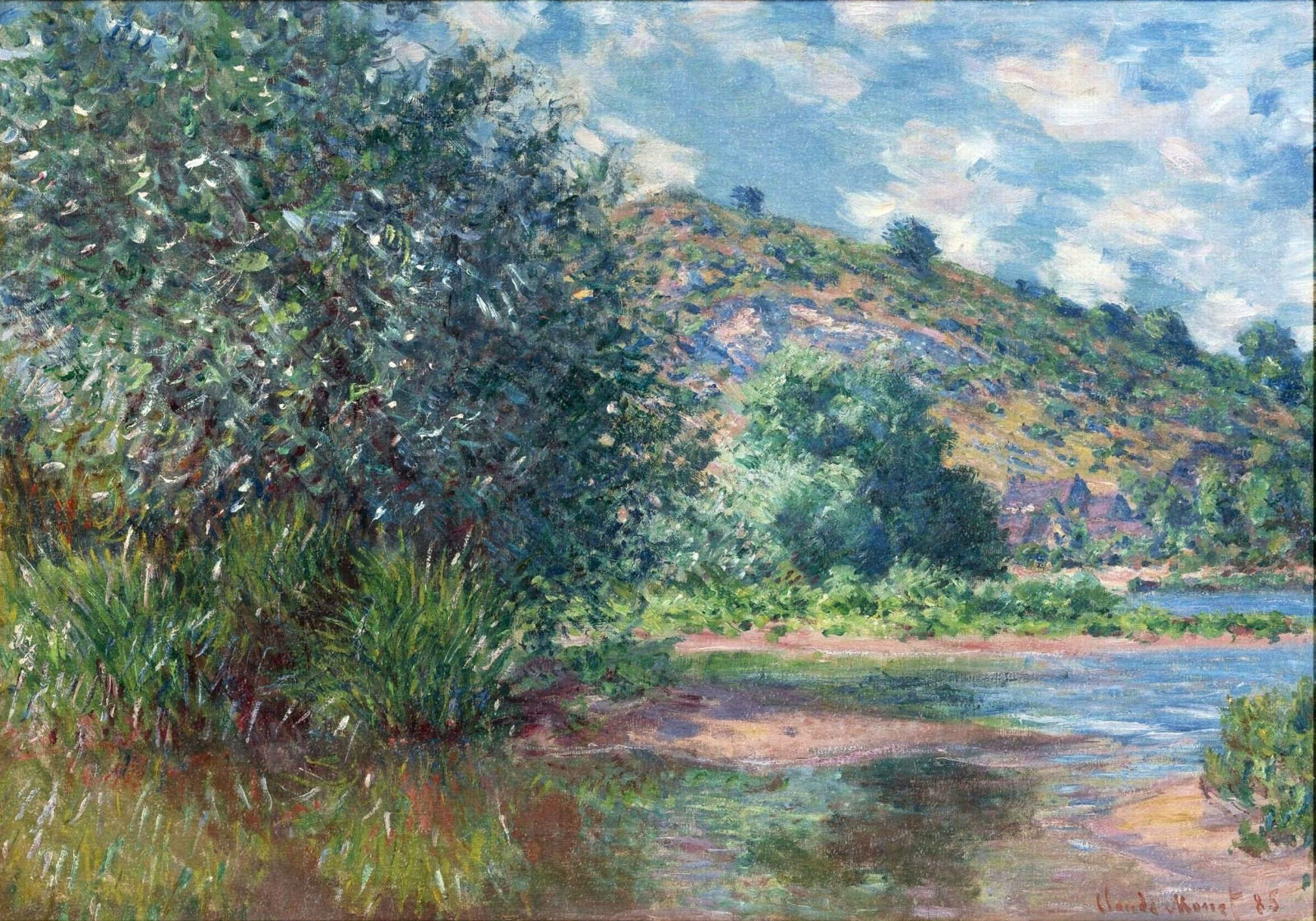 Monet Landscape Paintings
 Landscape at Port Villez 1885 Claude Monet WikiArt