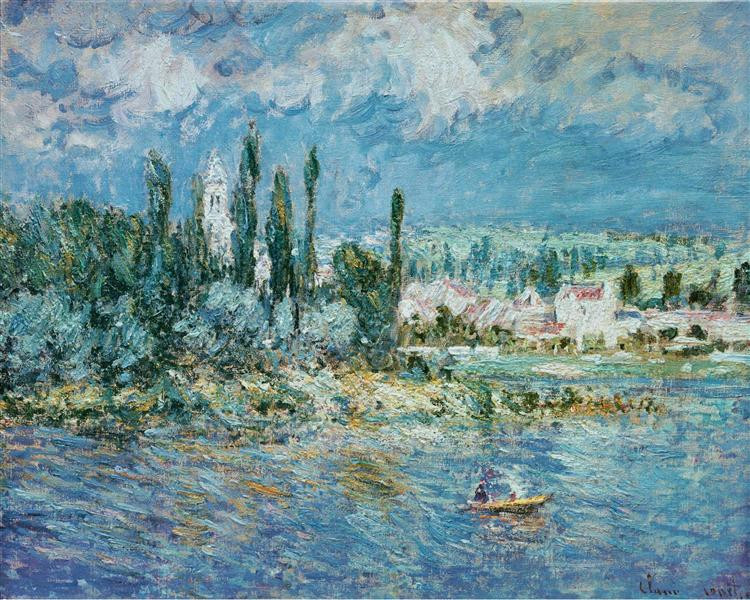 Monet Landscape Paintings
 Landscape with Thunderstorm Vetheuil 1880 1880 Claude