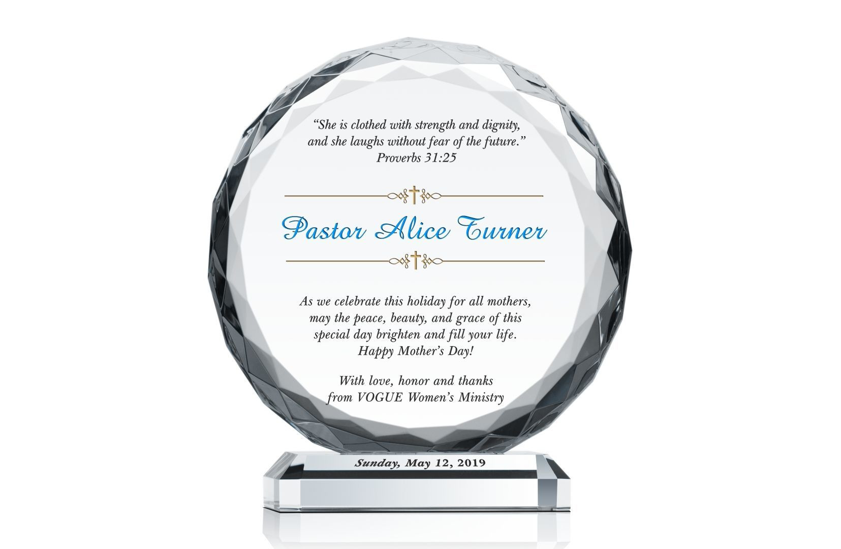 Mother's Day Church Gifts
 Religious Mother s Gift Plaque Crystal Central