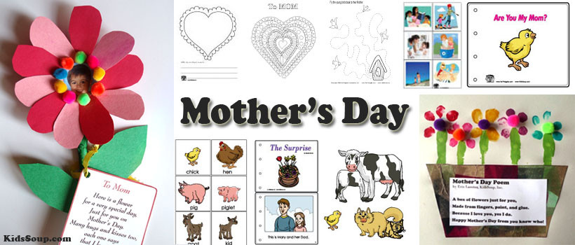 Mothers Day Activities For Preschool
 Mother s Day Flower Craft and Poem
