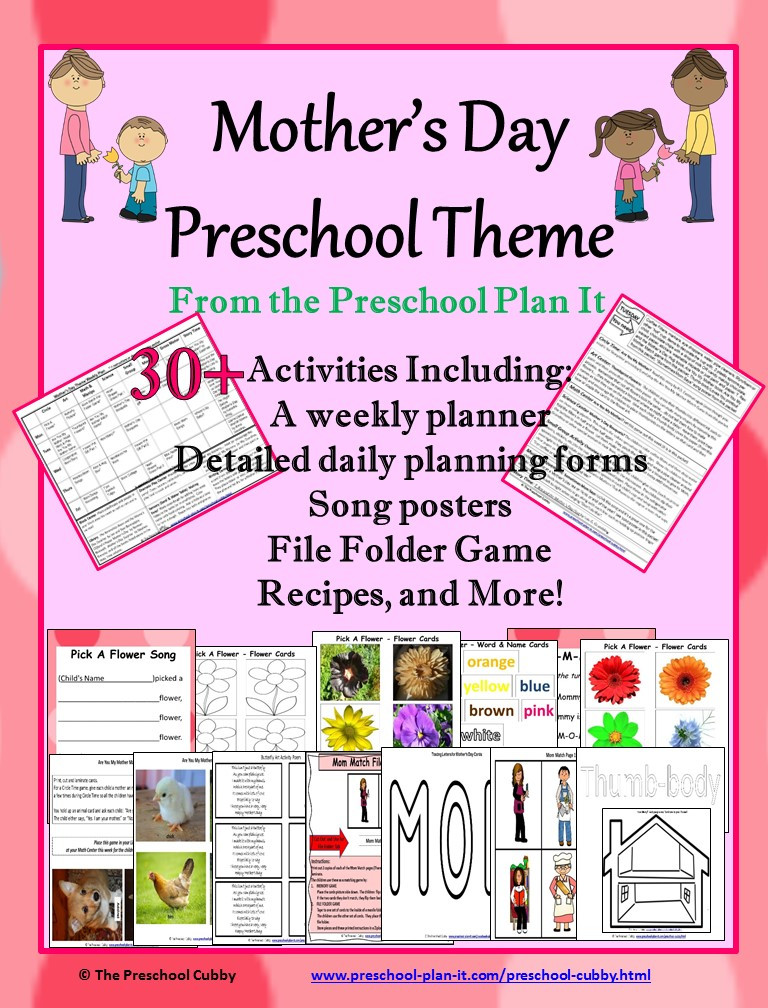 Mothers Day Activities For Preschool
 Mothers Day Preschool Theme