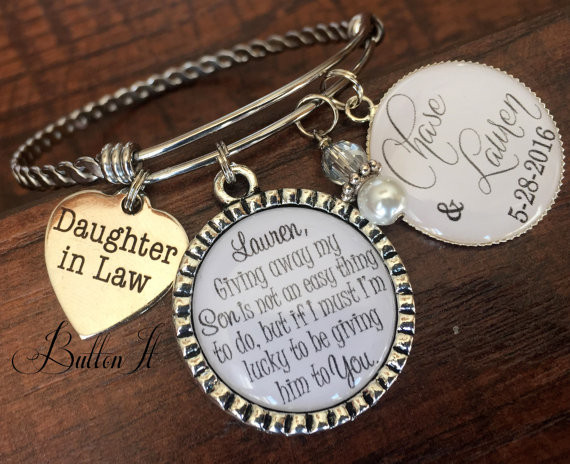Mothers Day Gifts For Daughter In Law
 Daughter in law t BANGLE bracelet future daughter in law