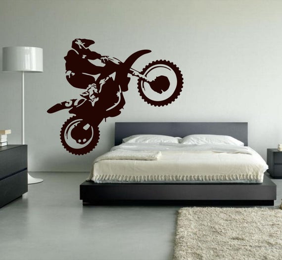 Motocross Bedroom Decor
 Motocross Wall Decal Dirt Bike Decor Motocross Decor Dirt