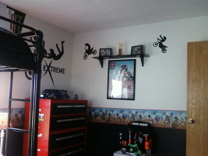Motocross Bedroom Decorating Ideas