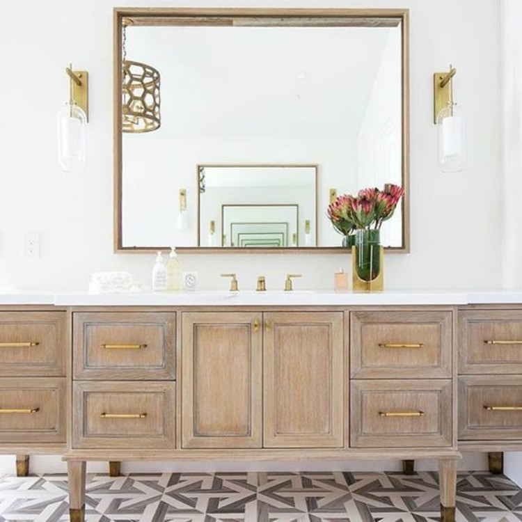Natural Wood Bathroom Vanities
 Three Design Trends I m Loving The House of Silver Lining