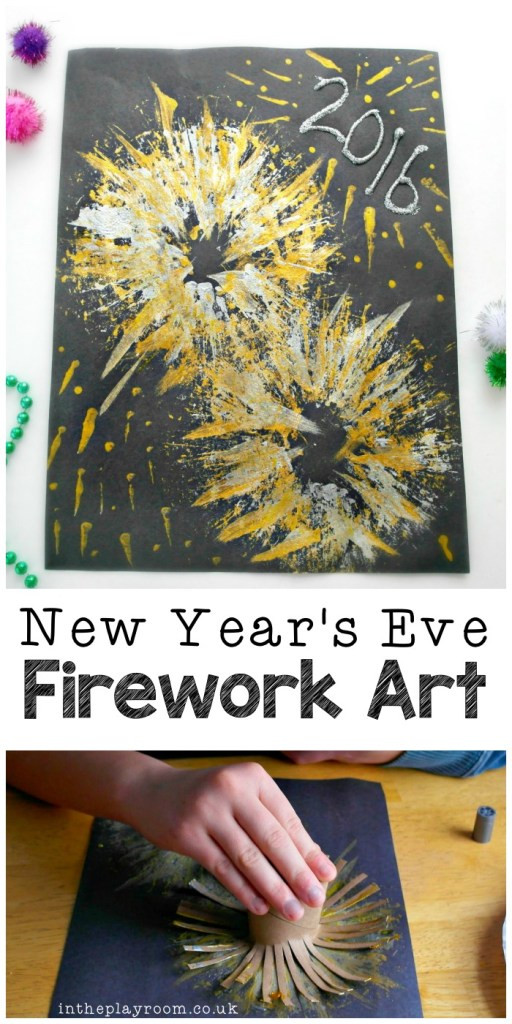 New Year Craft Ideas
 New Year s Eve Fireworks Craft In The Playroom
