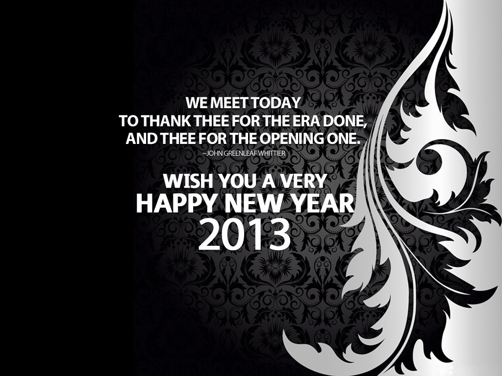 New Year Friends Quotes
 Happy New Year 2013 Sayings for Greeting Cards PPT Garden