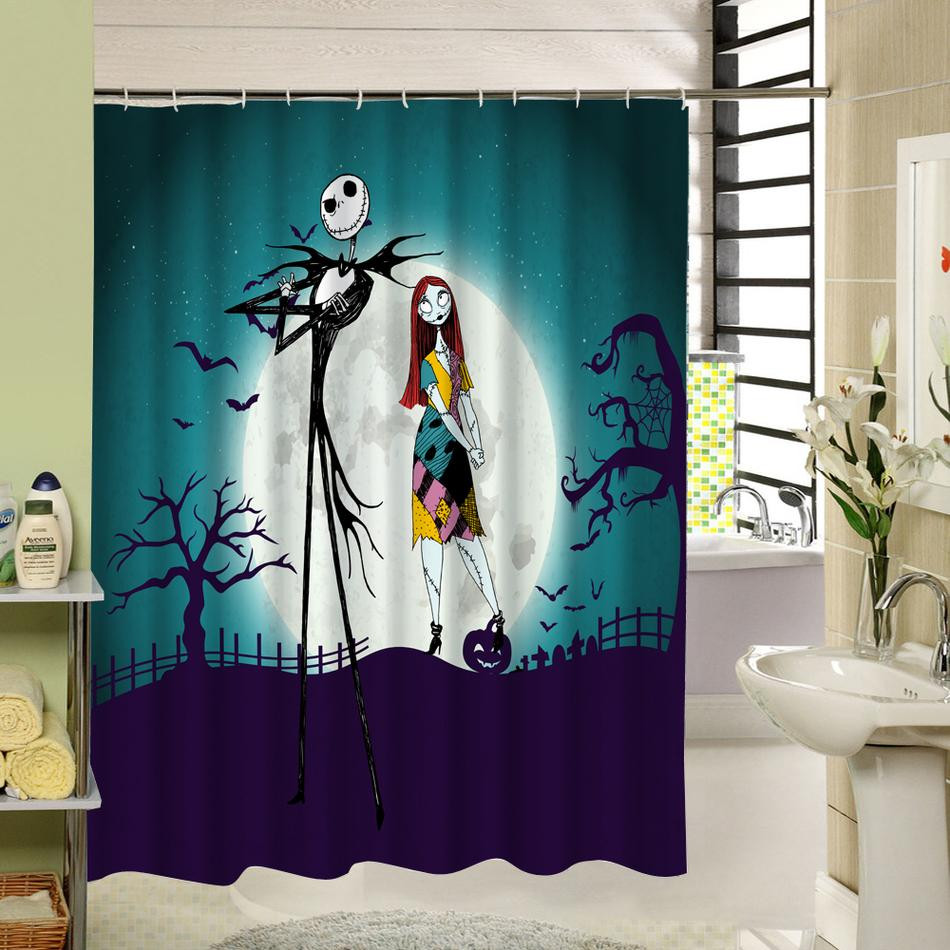 Nightmare Before Christmas Bathroom
 The Nightmare Before Christmas 3D Shower Curtains – The