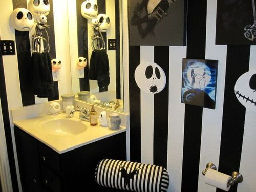 Nightmare Before Christmas Bathroom Stuff
 Nightmare Before Christmas Inspired Room This is a guest