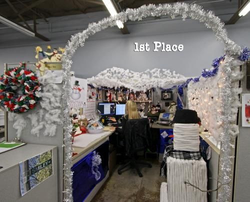 Office Cubicle Christmas Decorating Ideas
 fice Christmas cube Decorating Ideas