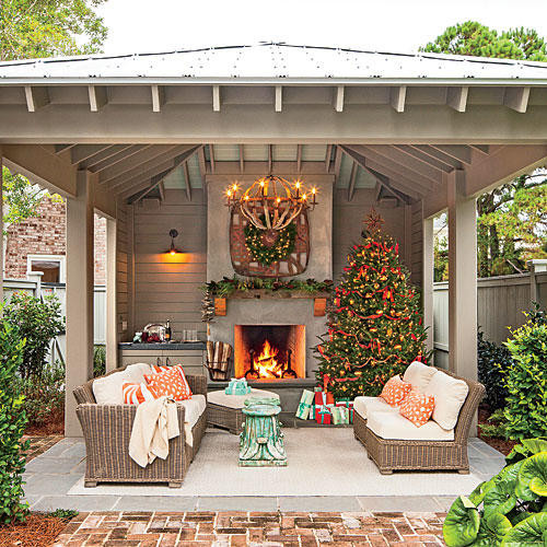 Outdoor Kitchen And Fireplace Ideas
 Glowing Outdoor Fireplace Ideas Southern Living