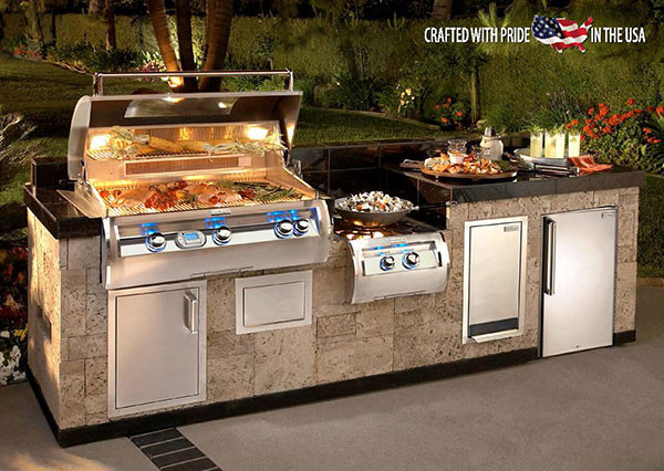 Outdoor Kitchen Charcoal Grill
 Grills and Smokers