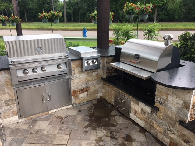 Outdoor Kitchen Smoker
 Outdoor Kitchens Houston Texas Pitts and Spitts