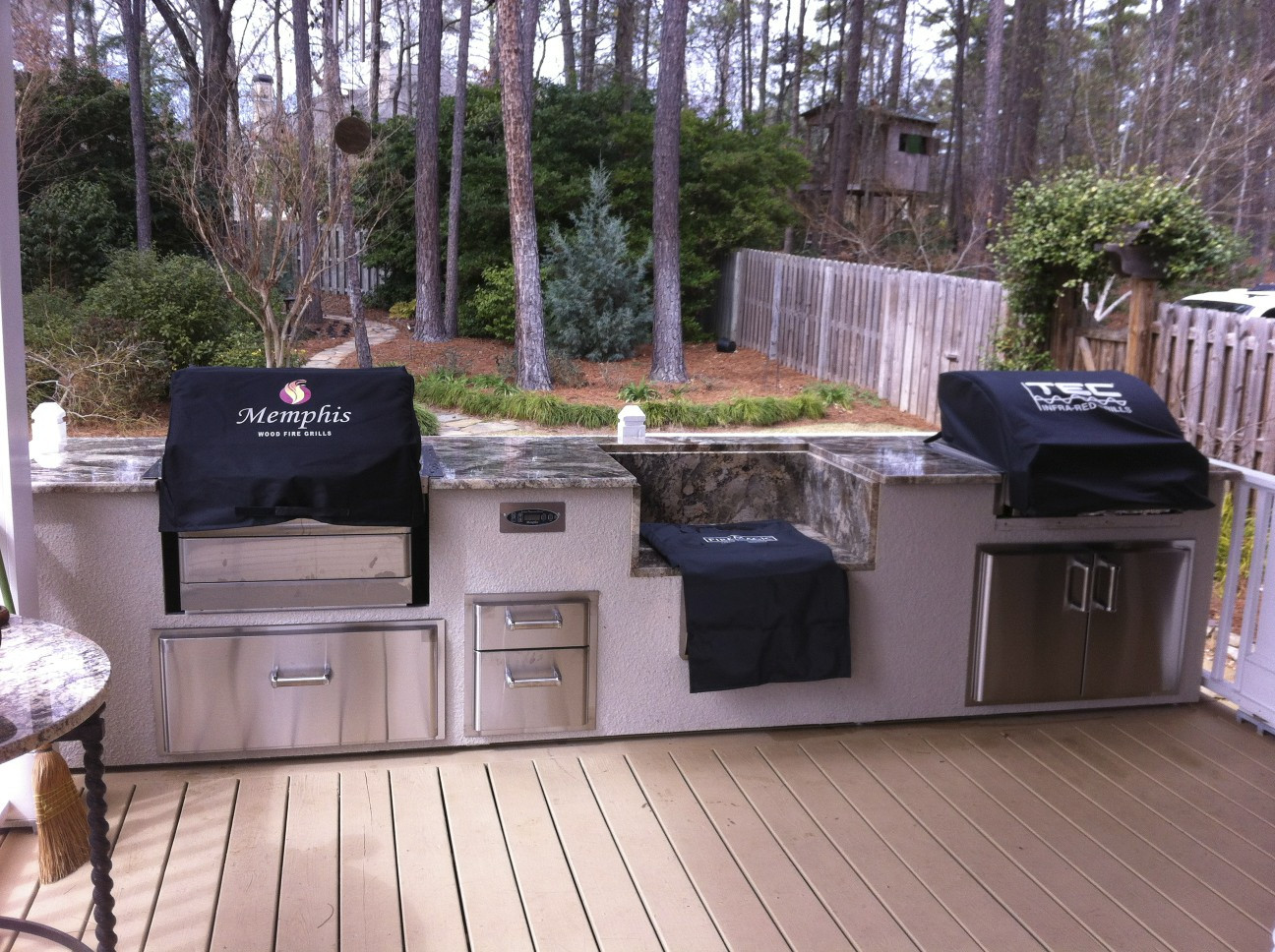Outdoor Kitchen Smoker
 Memphis Pro Grill 430 SS with WiFi Fireside Outdoor Kitchens
