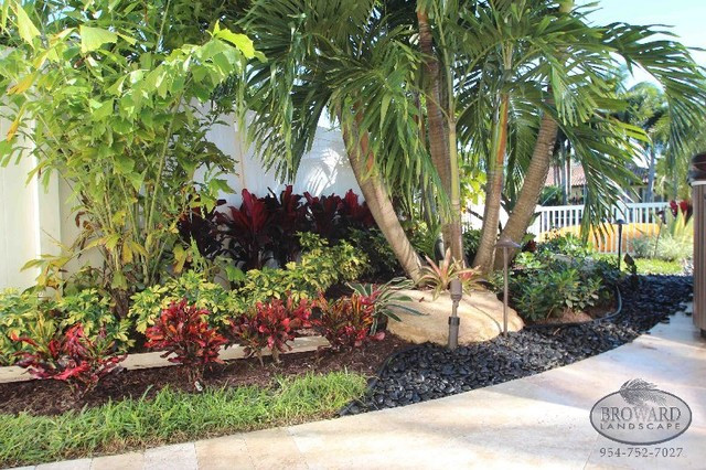 Outdoor Landscape Tropical
 Front Yard Landscape Tropical Landscape Miami by
