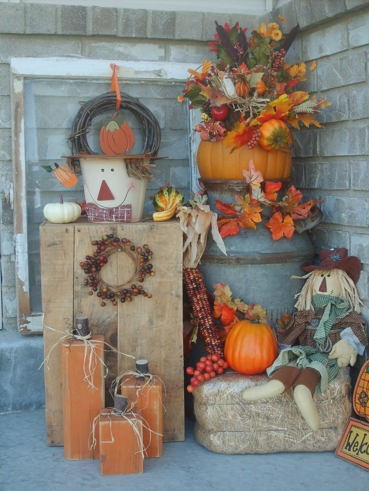 Outside Fall Decor Ideas
 Outdoor Fall Decorations s and for