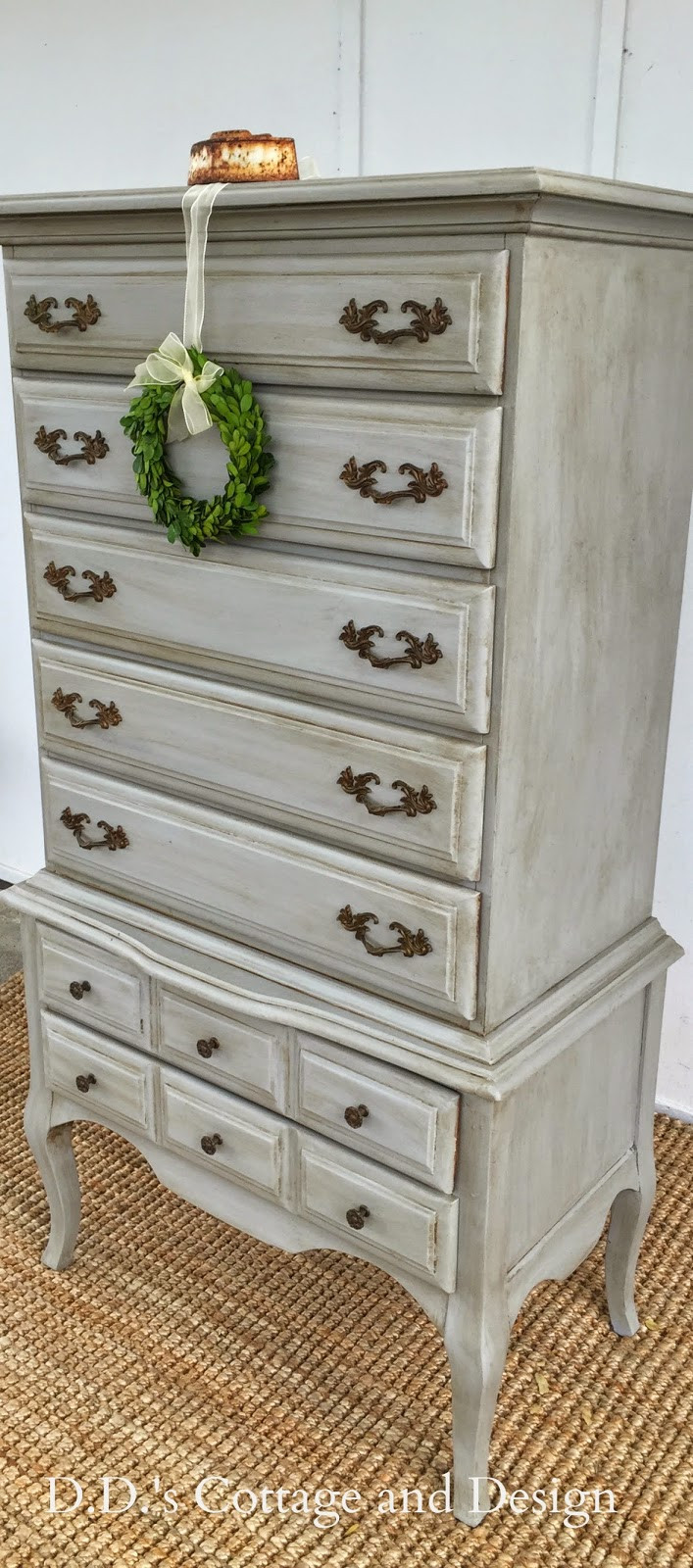 Painted Bedroom Furniture
 D D s Cottage and Design Grey French Provincial Chest on