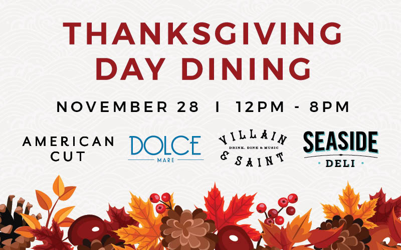 Party City Thanksgiving Hours
 Thanksgiving Day Dining in AC 11 28 19
