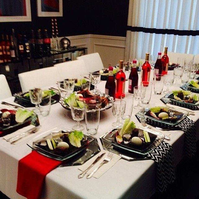 Passover Dinner Ideas
 taken by thejewishhostess on Instagram pinned via