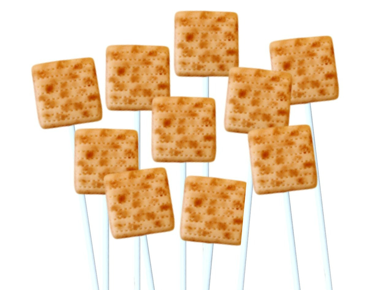 Passover Hostess Gift
 Passover Matzoh Lollipops the perfect Passover hostess t