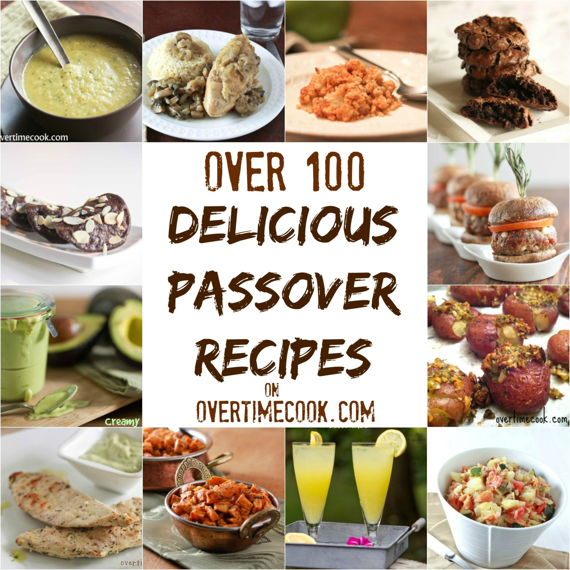 Passover Meal Food
 Over 100 Delicious Passover Recipes Overtime Cook