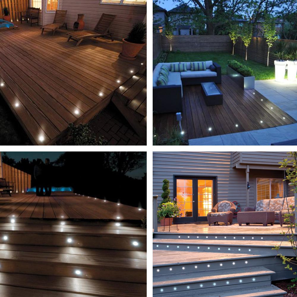 Patio Landscape Lighting
 LED Stairs Deck Light Garden Landscape Pathway Lamp