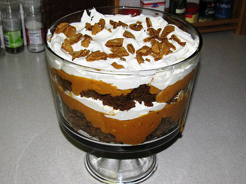 Paula Deen Thanksgiving Recipe
 Paula Deen s Pumpkin Gingerbread Trifle