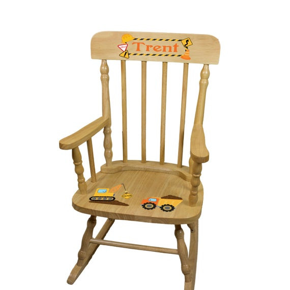 Personalized Kids Rocking Chair
 Personalized Childs Wood Rocking Chair Boys Kids by MyBambino