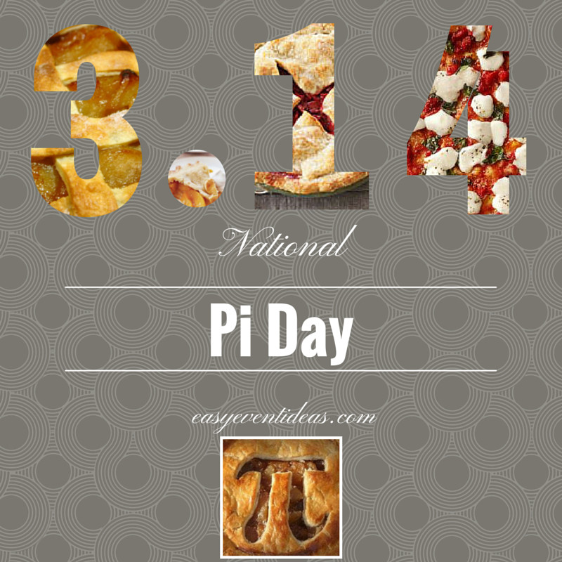Pi Day Ideas
 Easy National Pi 3 14 Day Party ideas – Easy Event Ideas