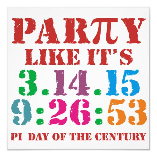 Pi Day Poster Ideas
 Pi day 2015 poster print art 3 14 15 9 26 53 Pi
