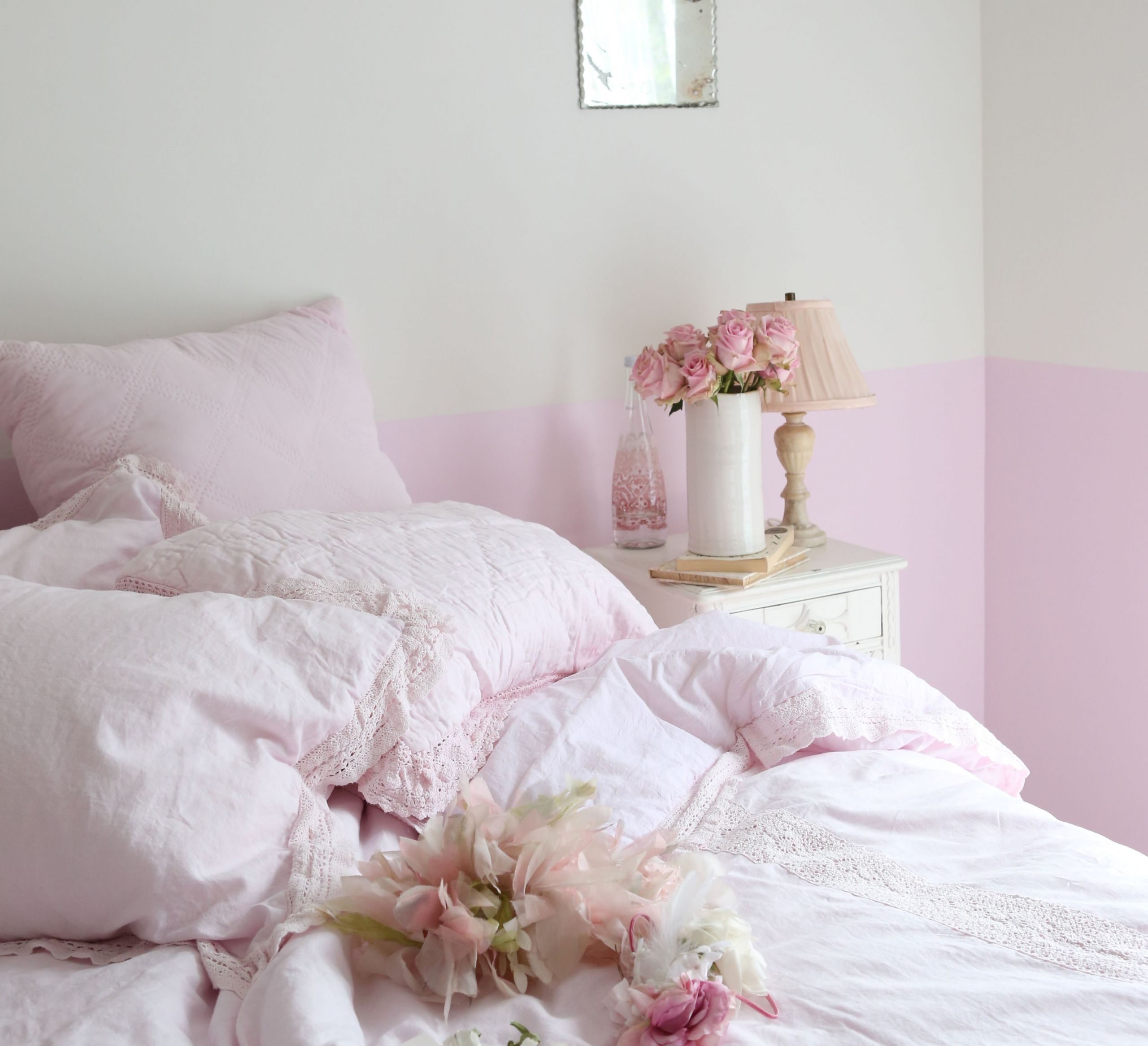 Pink Shabby Chic Bedroom
 Pretty Pink Bedroom Latest Simply Shabby Chic bedding