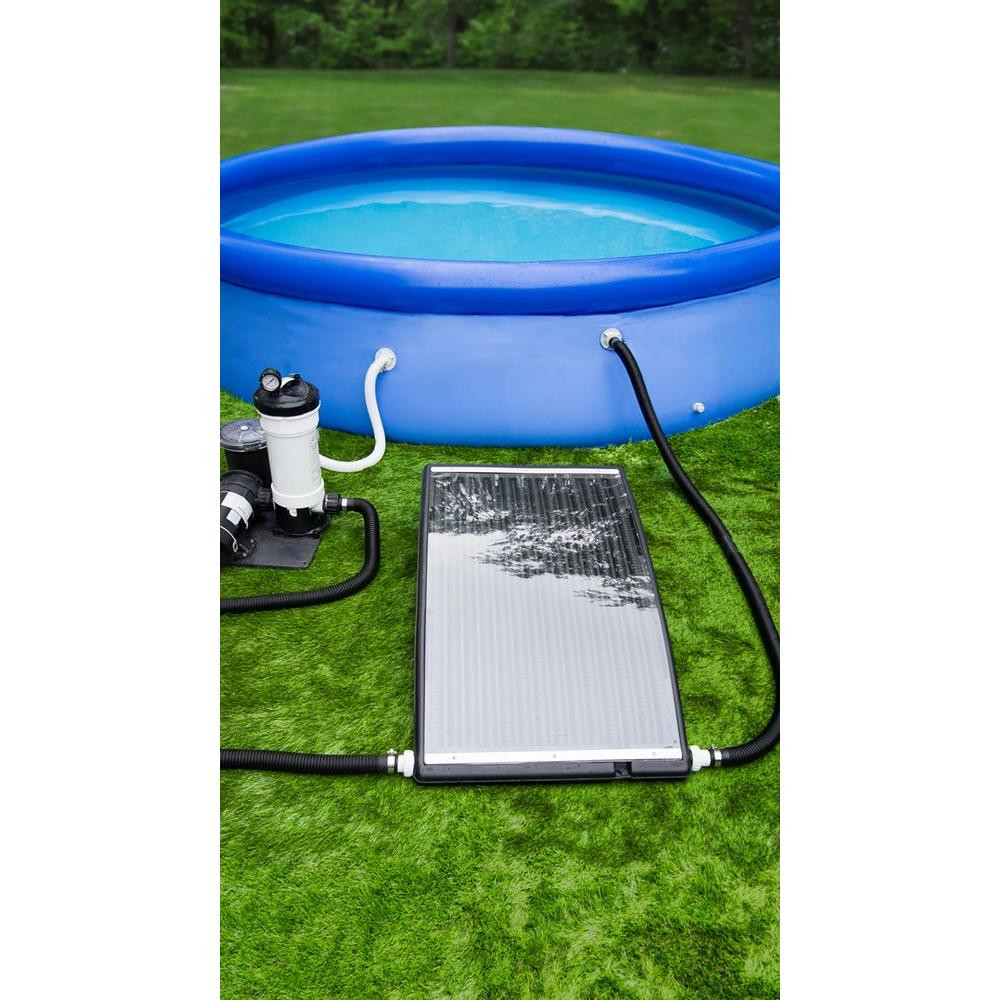 Pool Heater Above Ground
 Poolmaster Slim Line Ground Swimming Solar Pool