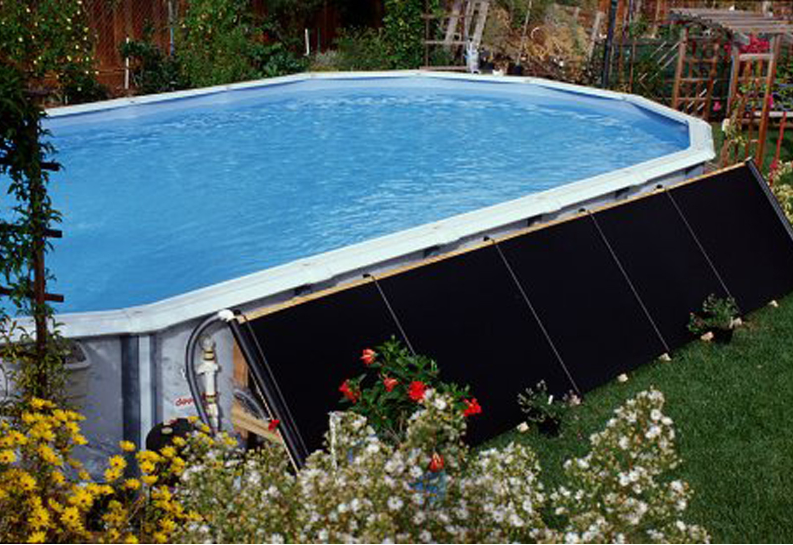 Pool Heater Above Ground
 Fafco 2 2 x20 Add Ground Swimming Pool Solar