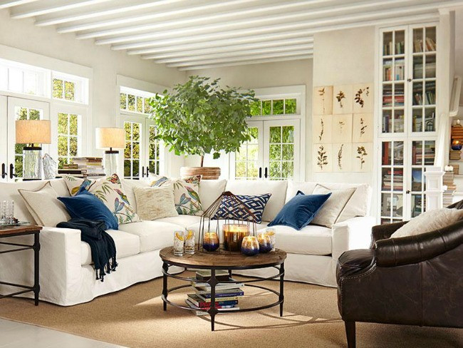 Pottery Barn Living Room Ideas
 Ideas for Decorating Empty Living Room Corners