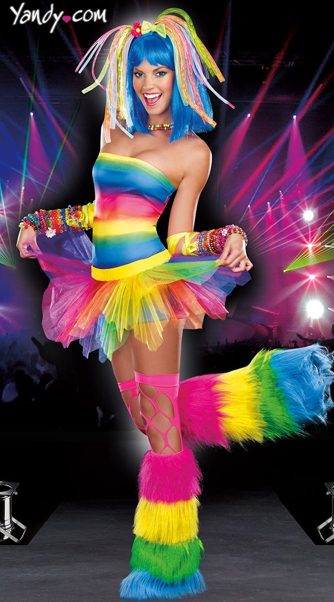 Rave Halloween Costume Ideas
 Kandi Kid Costume Rainbow Rave Costume Rave Halloween
