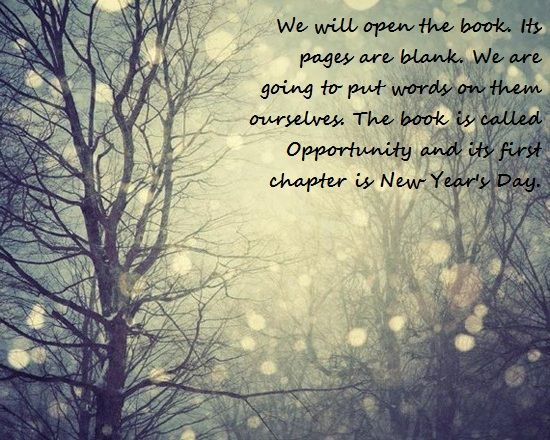 Ready For The New Year Quotes
 new years quote ready to write my book of opportunity