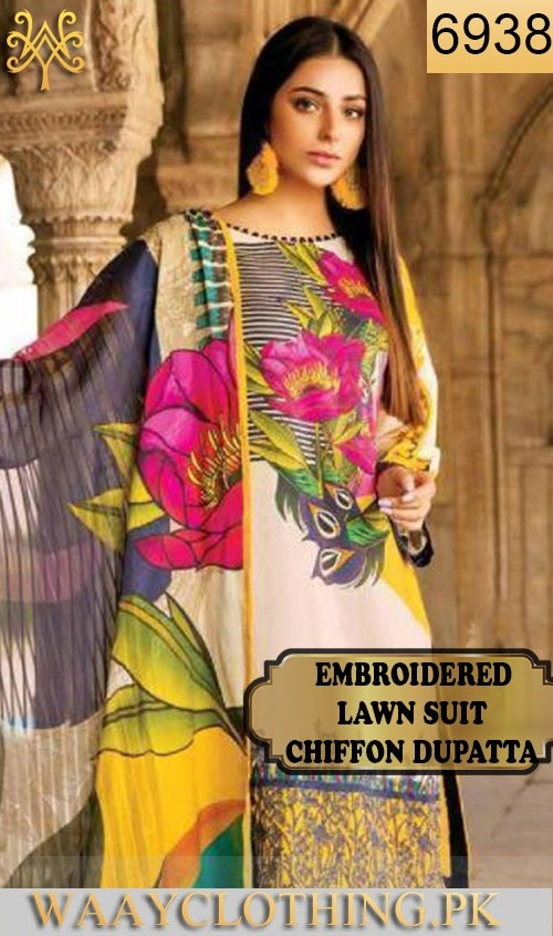 Runescape Summer Beach Party 2020
 WYJB 6938 FULL EMBROIDERED DESIGNER 3PC LAWN SUIT WITH