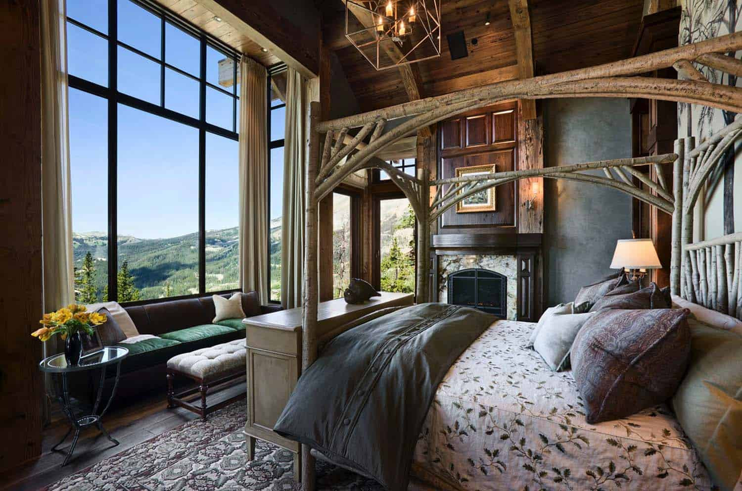 Rustic Master Bedroom
 40 Amazing rustic bedrooms styled to feel like a cozy away