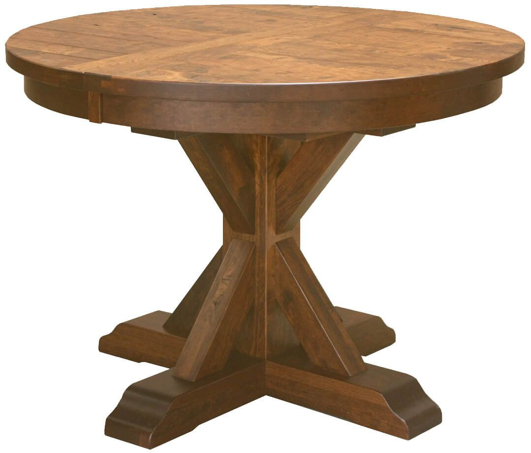Rustic Round Kitchen Table
 Hotchkiss Rustic Round Kitchen Table Countryside Amish