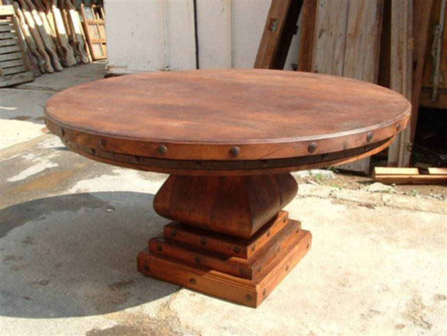 Rustic Round Kitchen Table
 The Best Rustic Round Kitchen Table