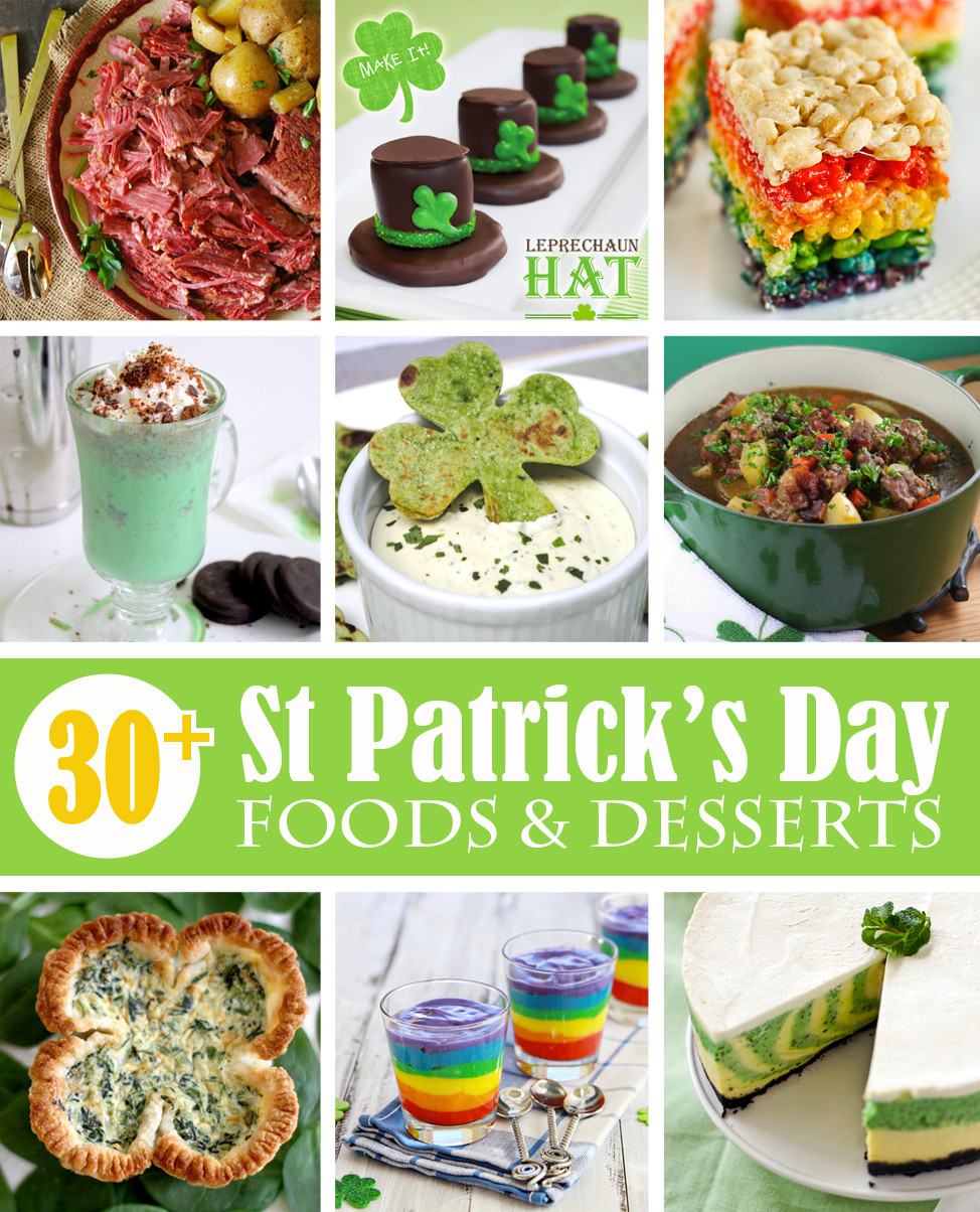 Saint Patrick's Day Food Ideas
 30 St Patrick s Day Food and Dessert Ideas