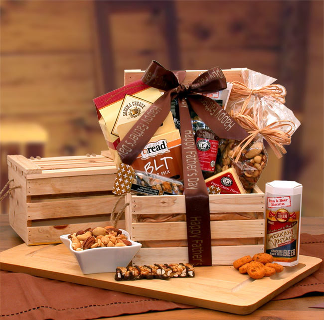 Same Day Delivery Fathers Day Gifts
 Dad s Favorites Premium Nuts & Snacks Crate Currans