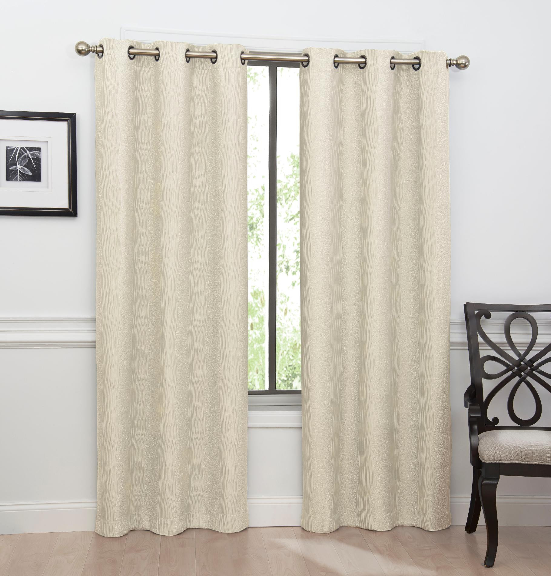 Sears Curtains For Living Room
 Colormate Room Darkening "Marquis" Grommet Top Window Panel