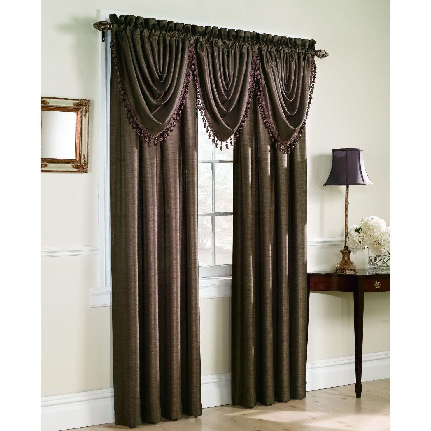 Sears Curtains For Living Room
 26 x 36 Window Valance Jewel Tone Elegance at Sears and Kmart