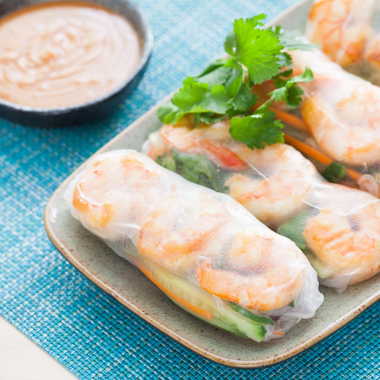 Shrimp Summer Roll Recipe
 Recipe Shrimp Summer Rolls with Spicy Peanut Dipping